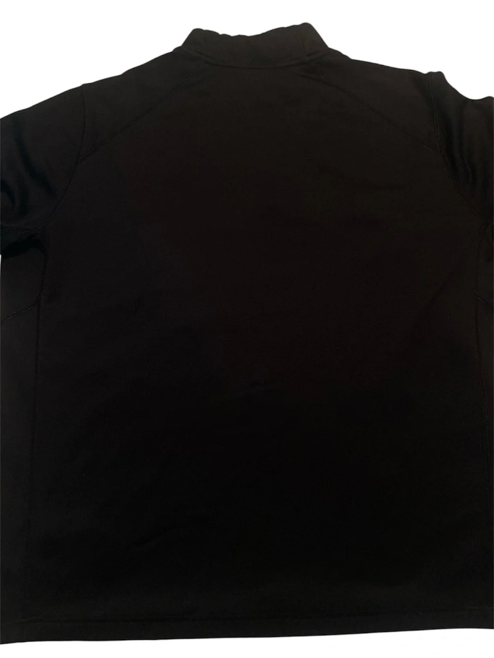 Nike Therma-Fit Men's Black Quarter-Zip Pullover with Red Swoosh